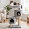 Illustrative lifestyle image of a cat tower for large cats